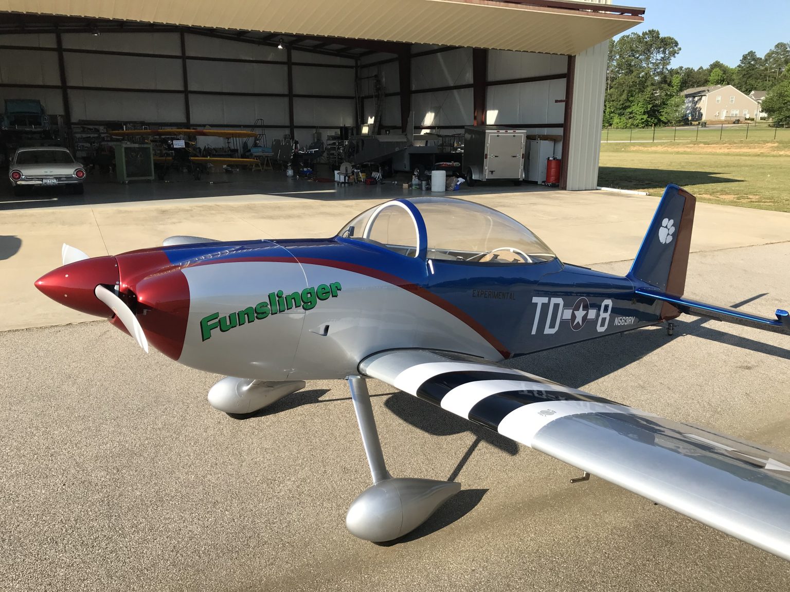 Tom Dubrouillet's New RV8 Van's Aircraft Total Performance RV Kit Planes