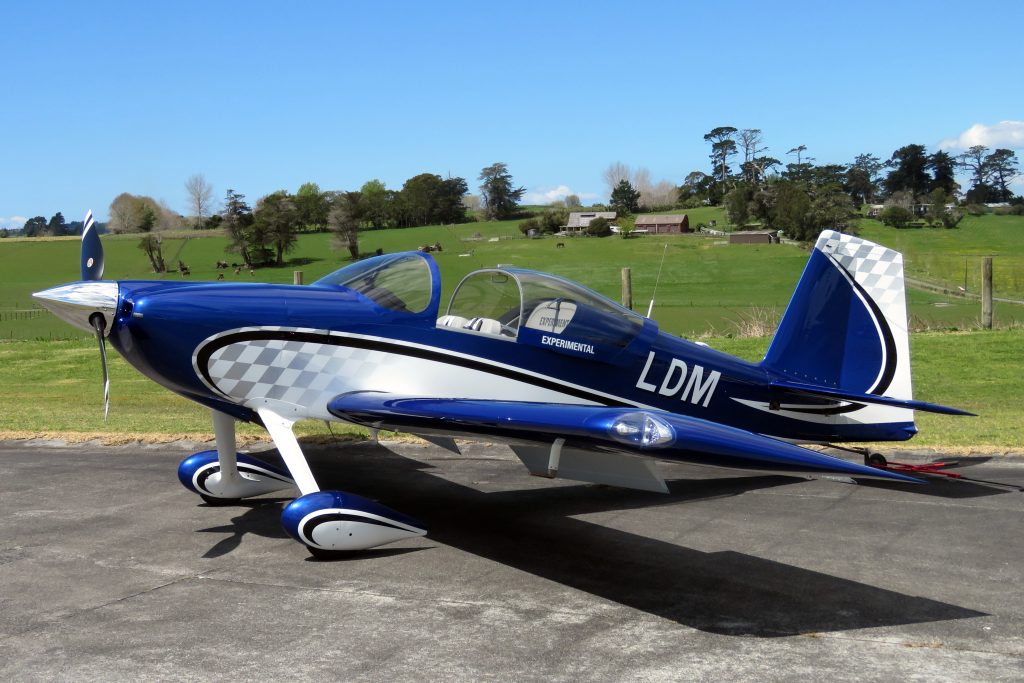 Lloyd RV-7 in New Zealand Van's Aircraft Total Performance RV Kit Planes